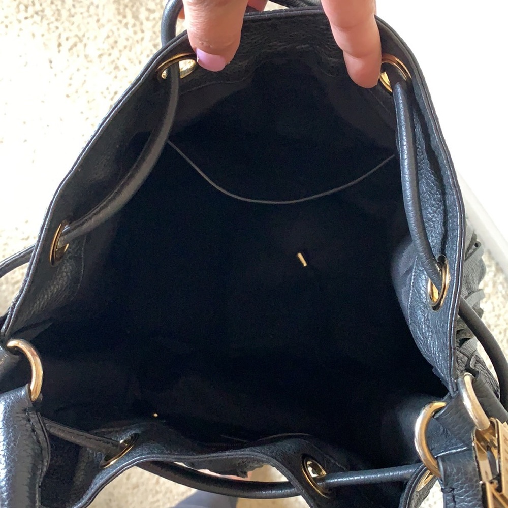 Milly Leather Bucket Bag - Picture 5 of 5